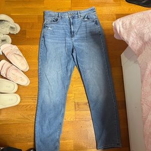 American Eagle Mom Jeans Stretchy.